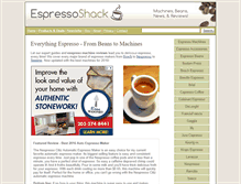 Tablet Screenshot of espressoshack.com